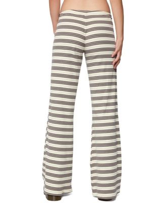 Avalie Striped Ribbed Pants