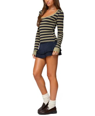 Rainey Striped Long Sleeve Top