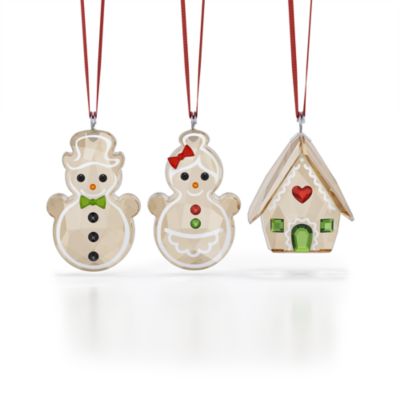 Holiday Cheers Gingerbread Ornament, Set of 3