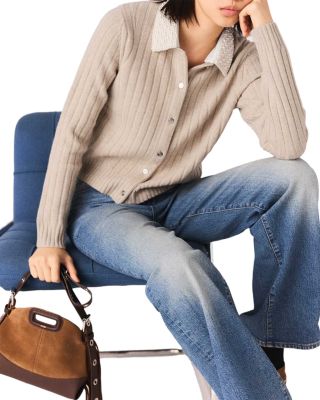 Removable Collar Cardigan