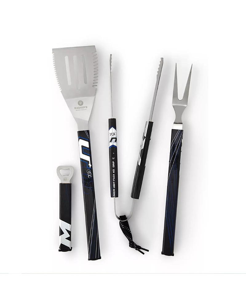 Uncommon Goods Hockey Stick Bbq Set, Set of 4 Tools