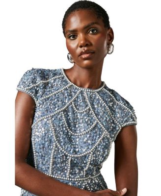 Embellished Pencil Dress