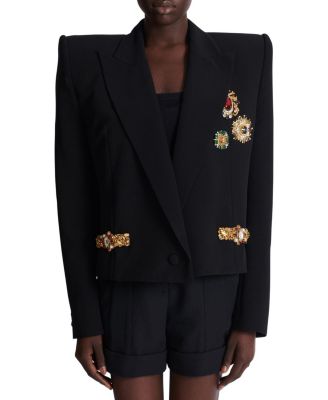 Cropped Embroidered Jacket