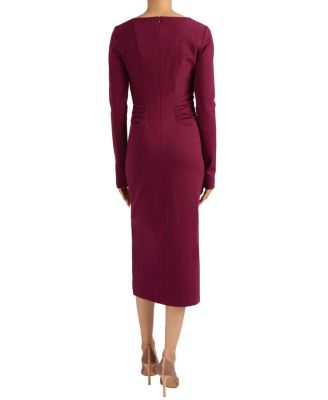 Willa Long Sleeve Midi Dress