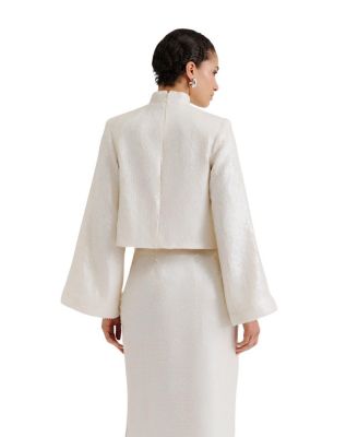 Line Longsleeve Sequin Top