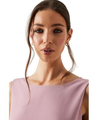 Cowl Back Maxi Bridesmaid Dress