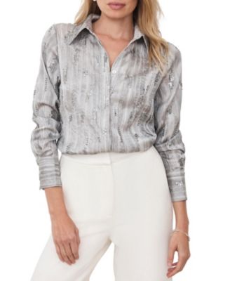  Women's Sequin Embellished Shirt