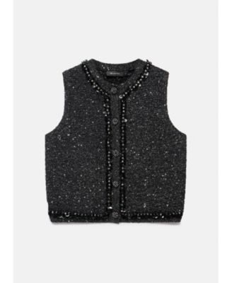  Women's Embellished Sleeveless Top