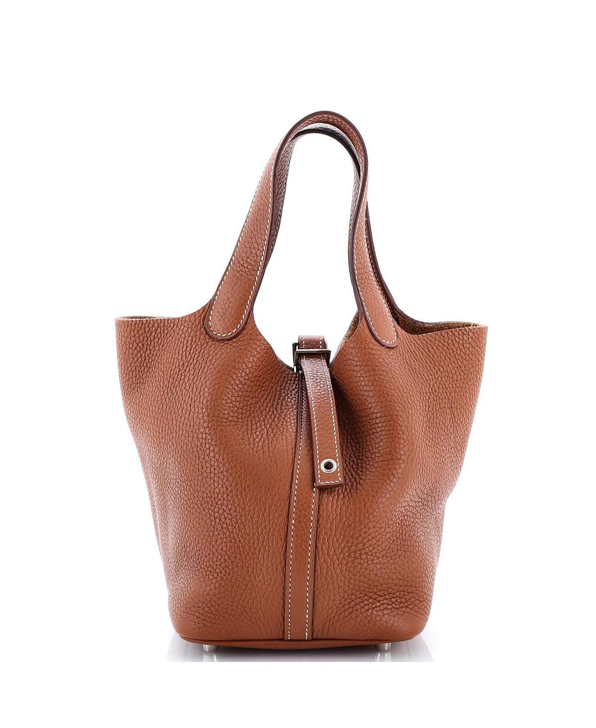 Pre-Owned HERMES Pm Picotin Lock Bag Clemence