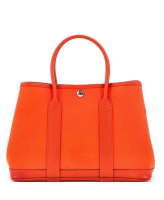 30 Garden Party Tote Toile and Leather