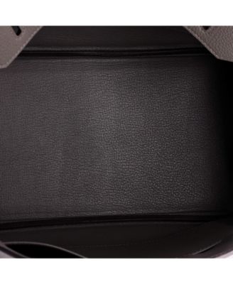 Birkin 30 Handbag Grey Togo with Palladium Hardware