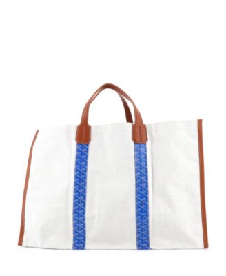   Mediterranee Saint-Tropez Reversible Tote Coated Canvas