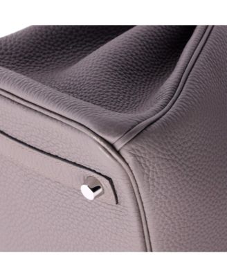 Birkin 30 Handbag Grey Togo with Palladium Hardware