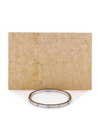  Small Love 6 Diamond Bracelet 18K White Gold and Diamonds