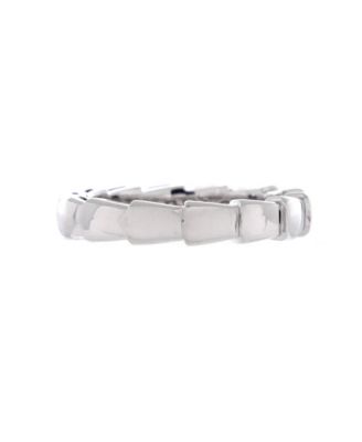  Serpenti Viper Band Ring 18K White Gold