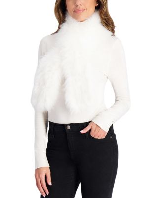  Cashmere Goat Knit Pull-Through Scarf