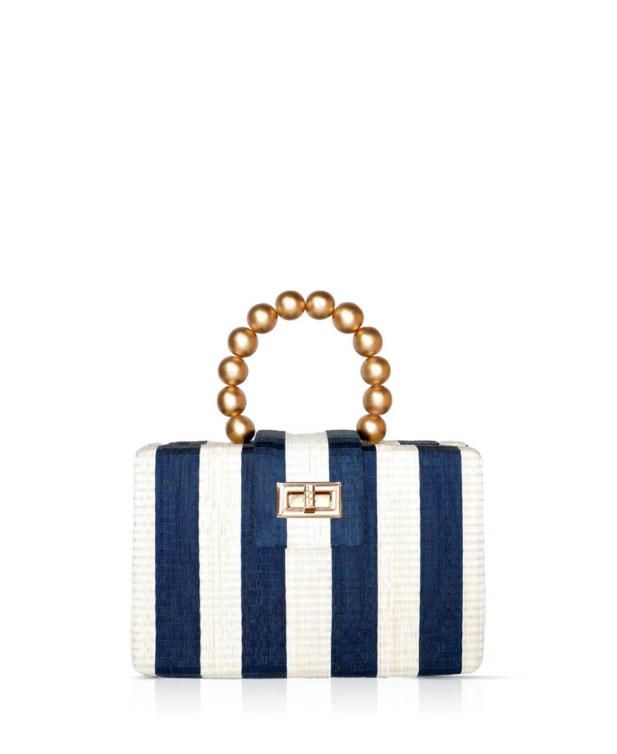 The Louisa Woven Straw Clutch Bag