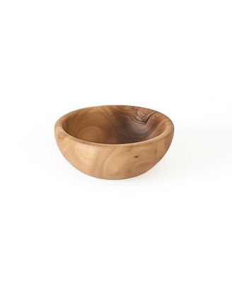  Natural Olive Wood Nesting Bowls - Set of 3