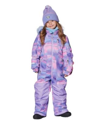 Girls' One-Piece Geo Play Snowsuit - Little Kid