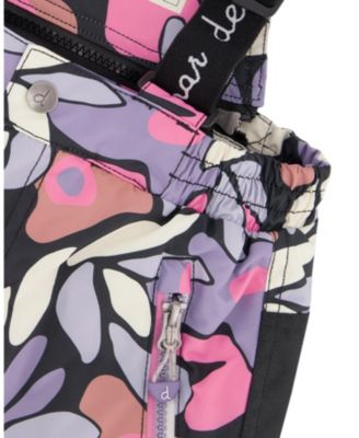  Girls' Two-Piece Retro Flower Play Snowsuit - Big Kid