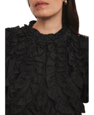  Women's Ruffle Detail Blouse