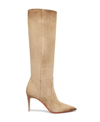  Women's Suede High-Heel Boot
