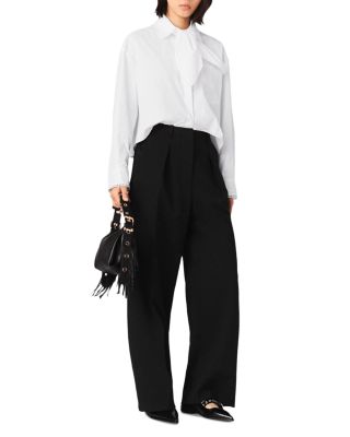 Double Pleated Palazzo Pants