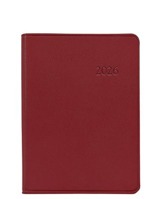  2026 Traditional Leather Weekly Notebook