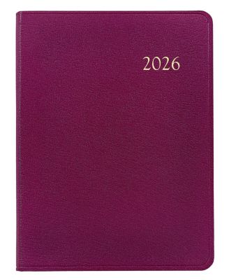  2026 Goatskin Leather Desk Diary