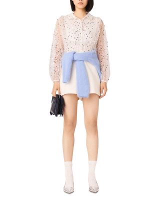 Collared Tweed Romper