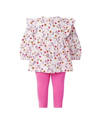  Girls' ABC Top & Leggings Set - Baby