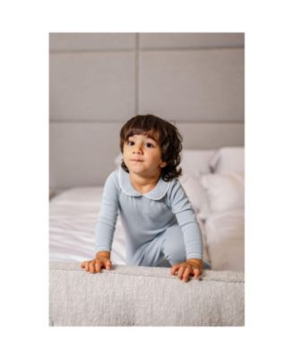 Boys' POUF Embroidered Footie & Beanie Set - Baby