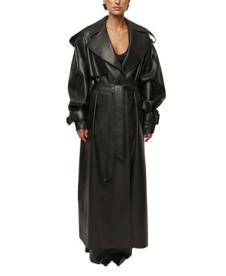  The Icon PU Leather Coat