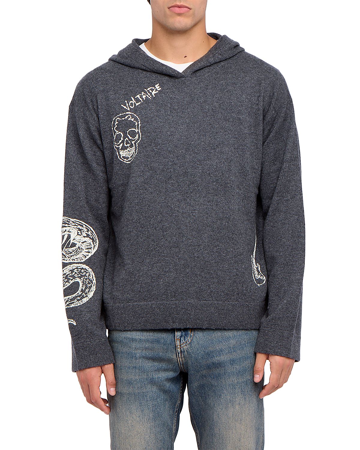 Zadig & Voltaire Malay Punk Pullover Hoodie Sweater