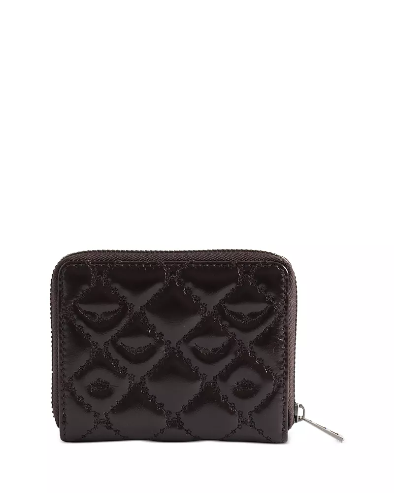 Zadig & Voltaire Mini Zv Vintage Monogram Leather Wallet