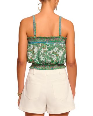 Miley Paisley Smocked Top