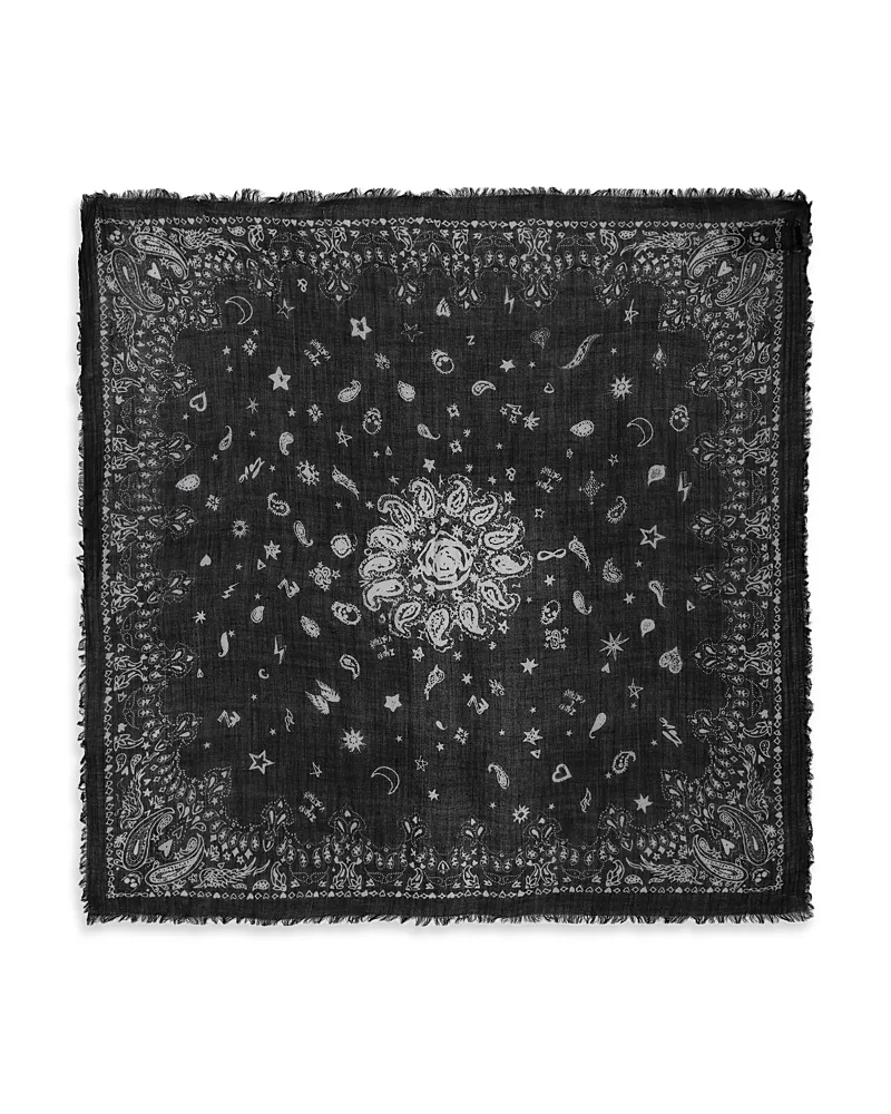 Zadig & Voltaire Nuage Cashmere Bandana Scarf