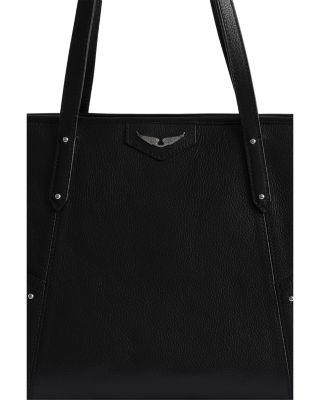 Z Leather Shopper Tote