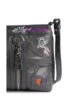 x Humberto Cruz Sunny Moody Vintage Patent Leather Shoulder Bag