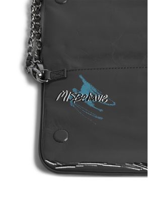 x Humberto Cruz Rock Leather Clutch