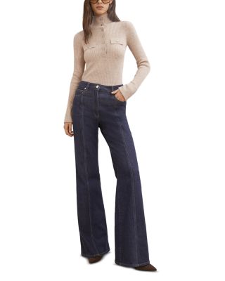 Elly Rib Knit Wool Sweater 