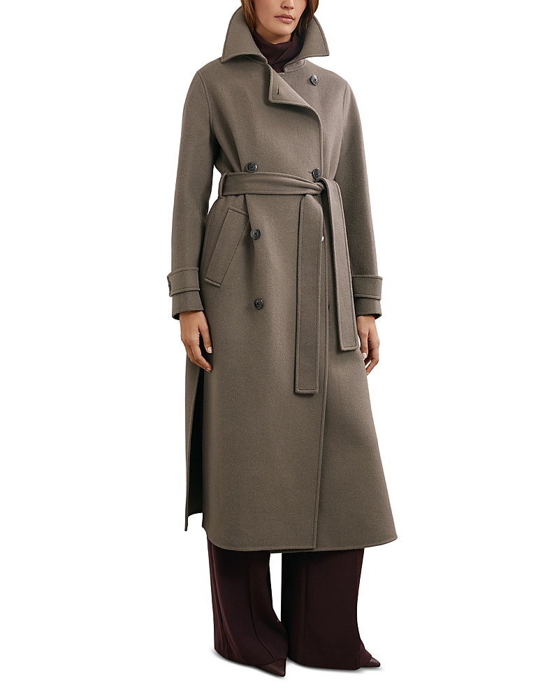 Reiss Petite Luna Long Blind Seam Coat