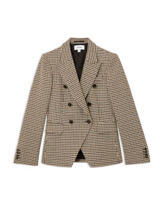 Petite Hartley Double Breasted Check Jacket