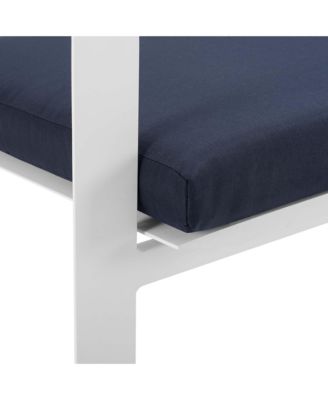 Baxley Stackable Outdoor Patio Aluminum Dining Armchair