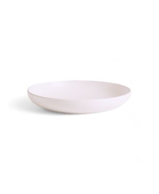Gharyan Stoneware Youlha Pasta Plate, Set Of 4 In White