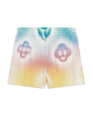 Halftone Logo Silk Shorts