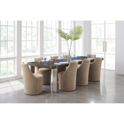 Barrel Roll Dining Chair, Taupe