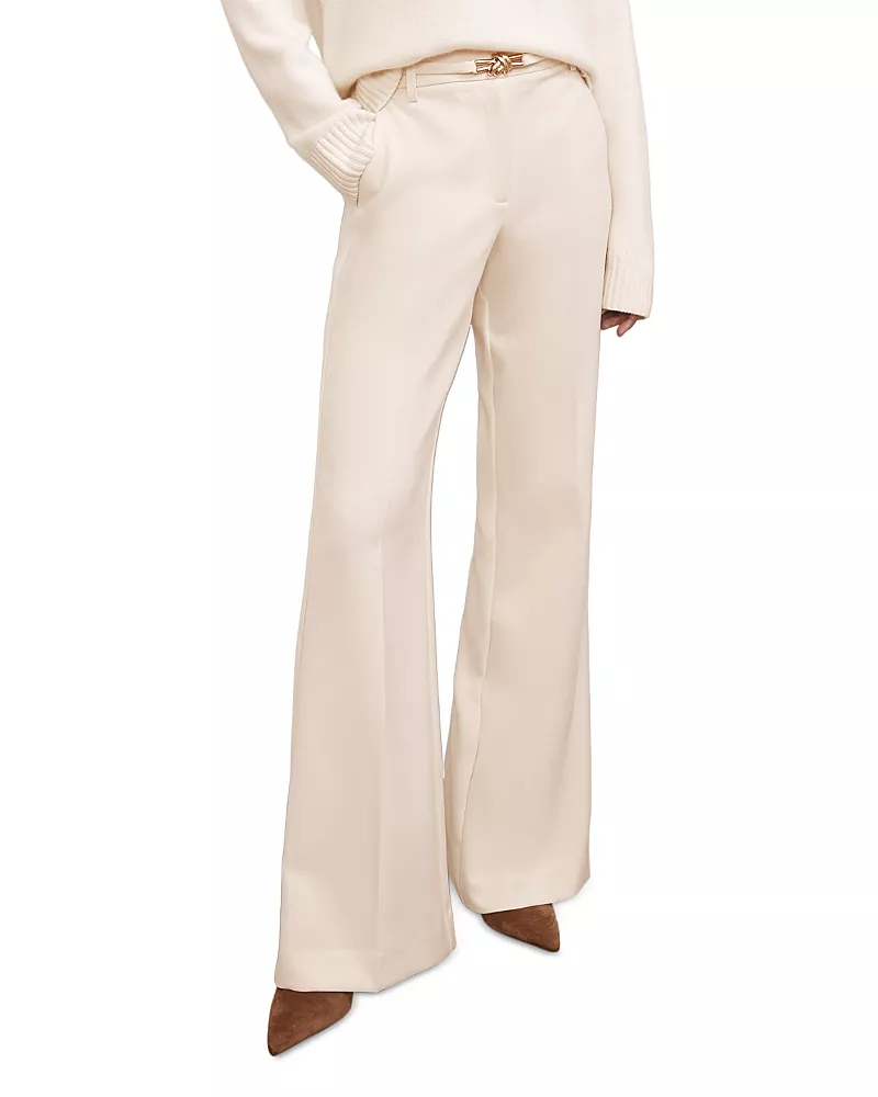 Reiss Petite Leona Flare Leg Pants