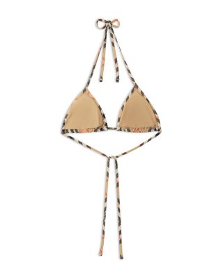 Sadie Check Bikini Top