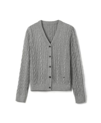 Cable Knit Baby Cashmere Cardigan